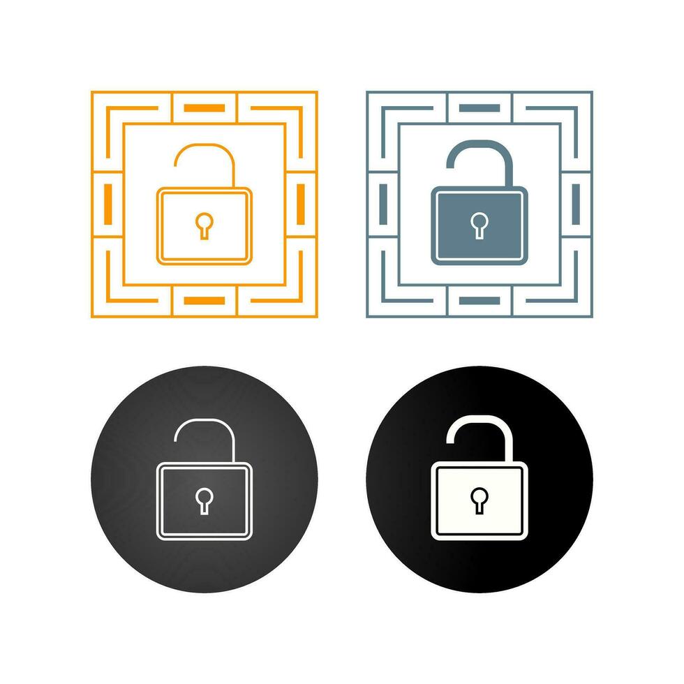 Open Lock Vector Icon Vector Icon