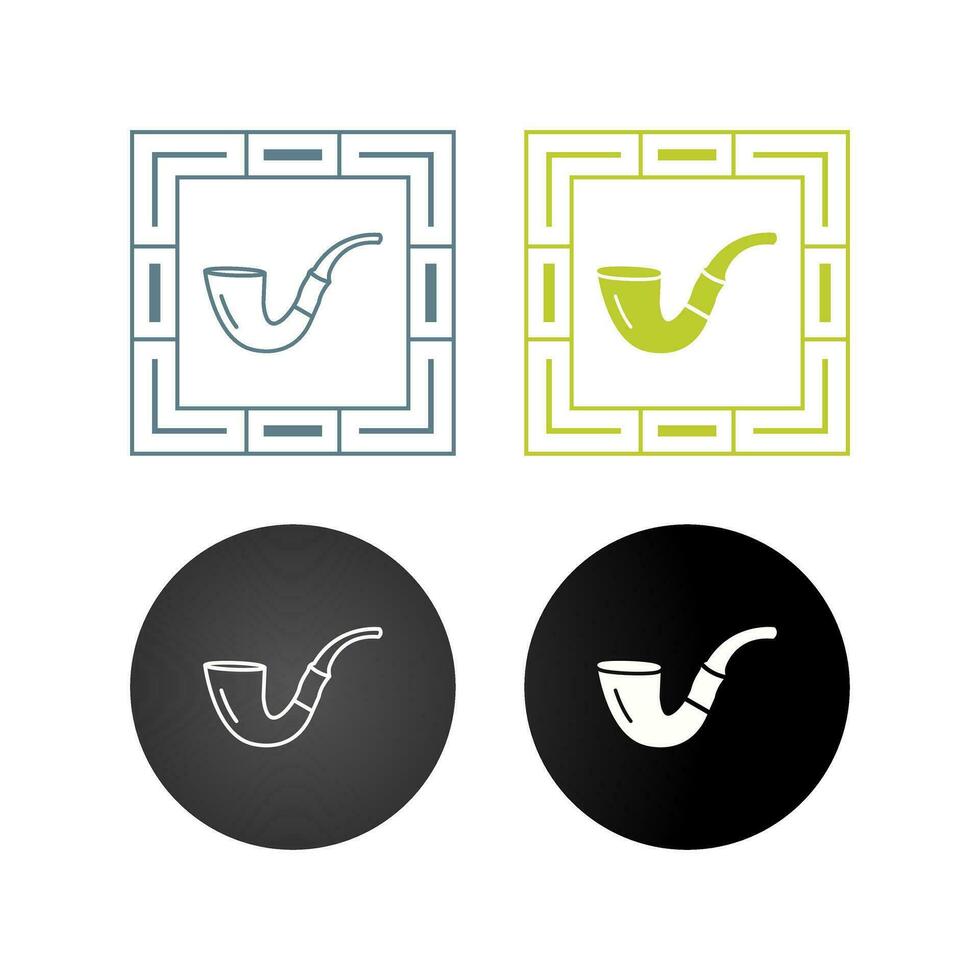 Cigar Pipe Vector Icon