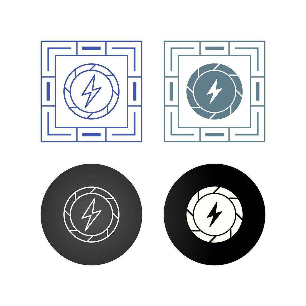 Electric Current Vector Icon