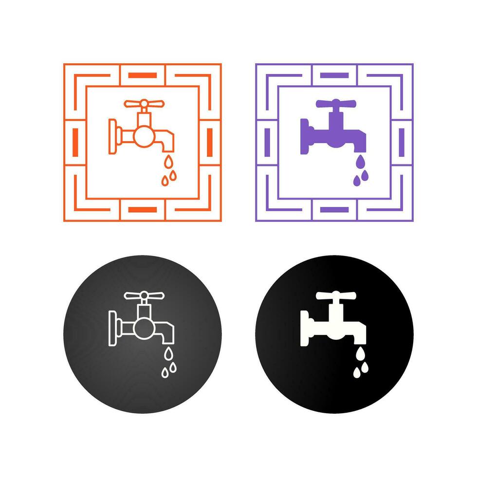 Water Tap Vector Icon