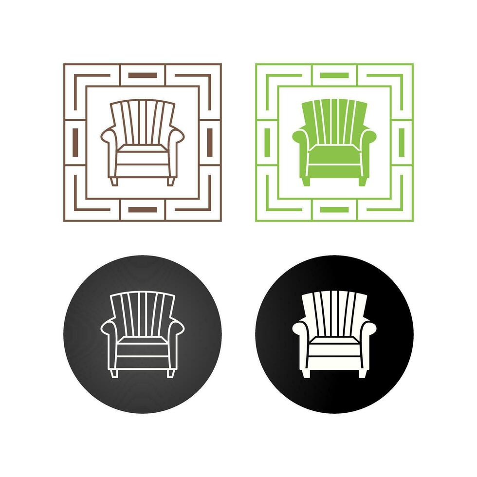 Single Sofa Vector Icon