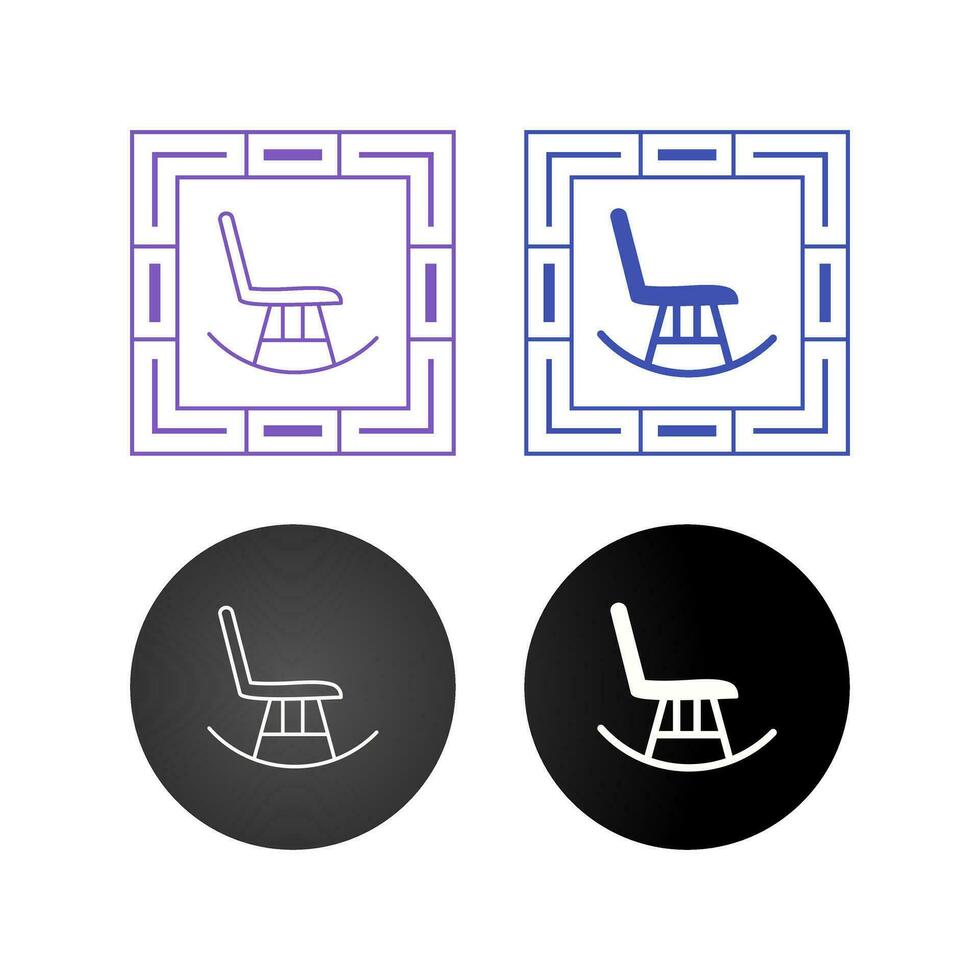 Rocking Chair Vector Icon