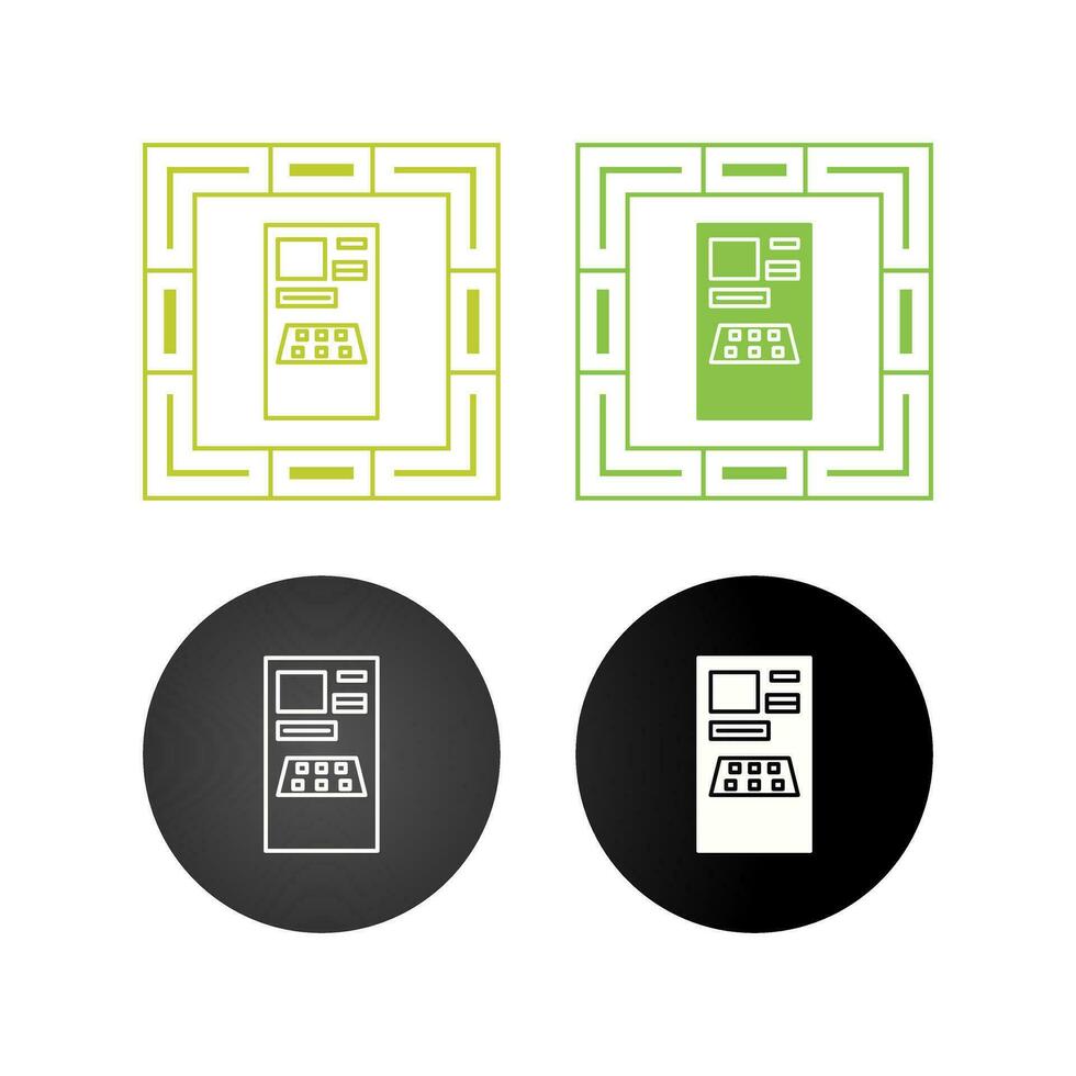 Cash Machine Vector Icon