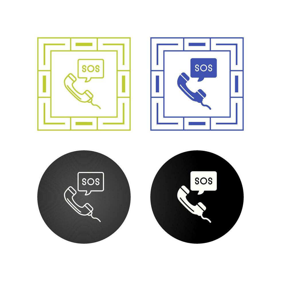 Emergency Call Vector Icon