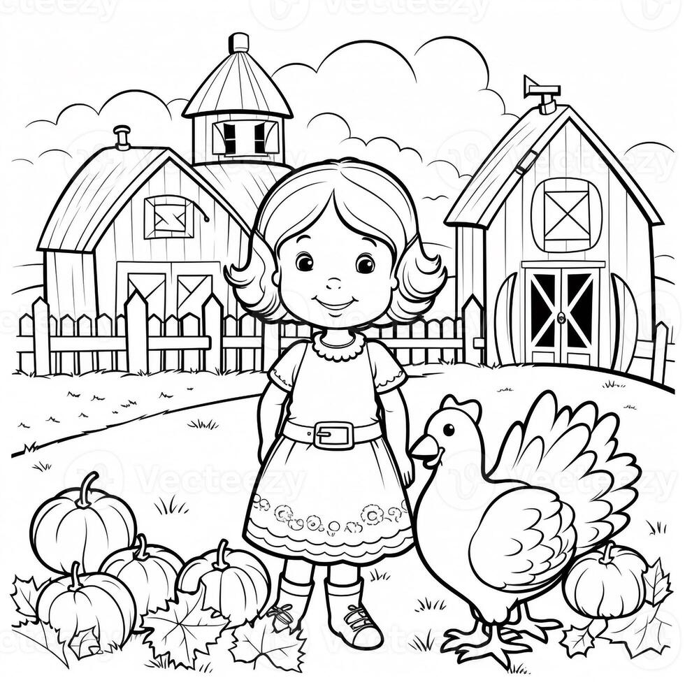 ThanksGiving Coloring Pages photo