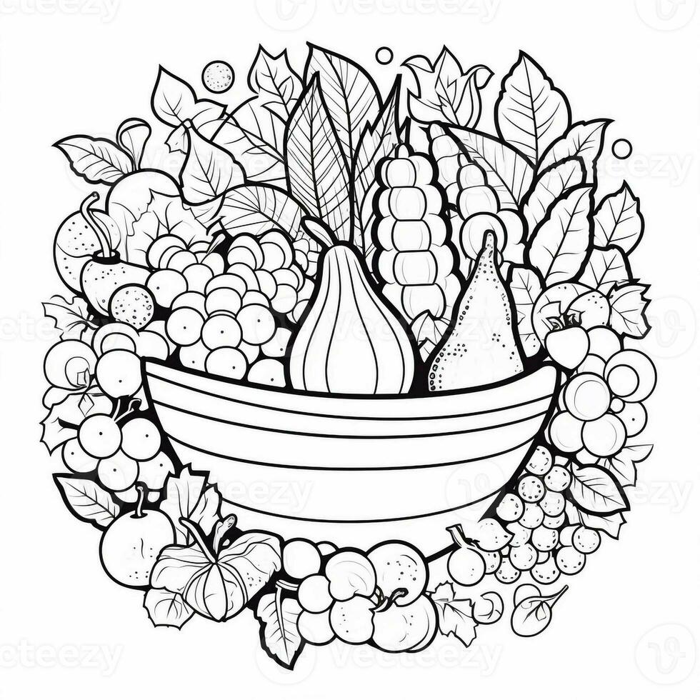 ThanksGiving Coloring Pages photo