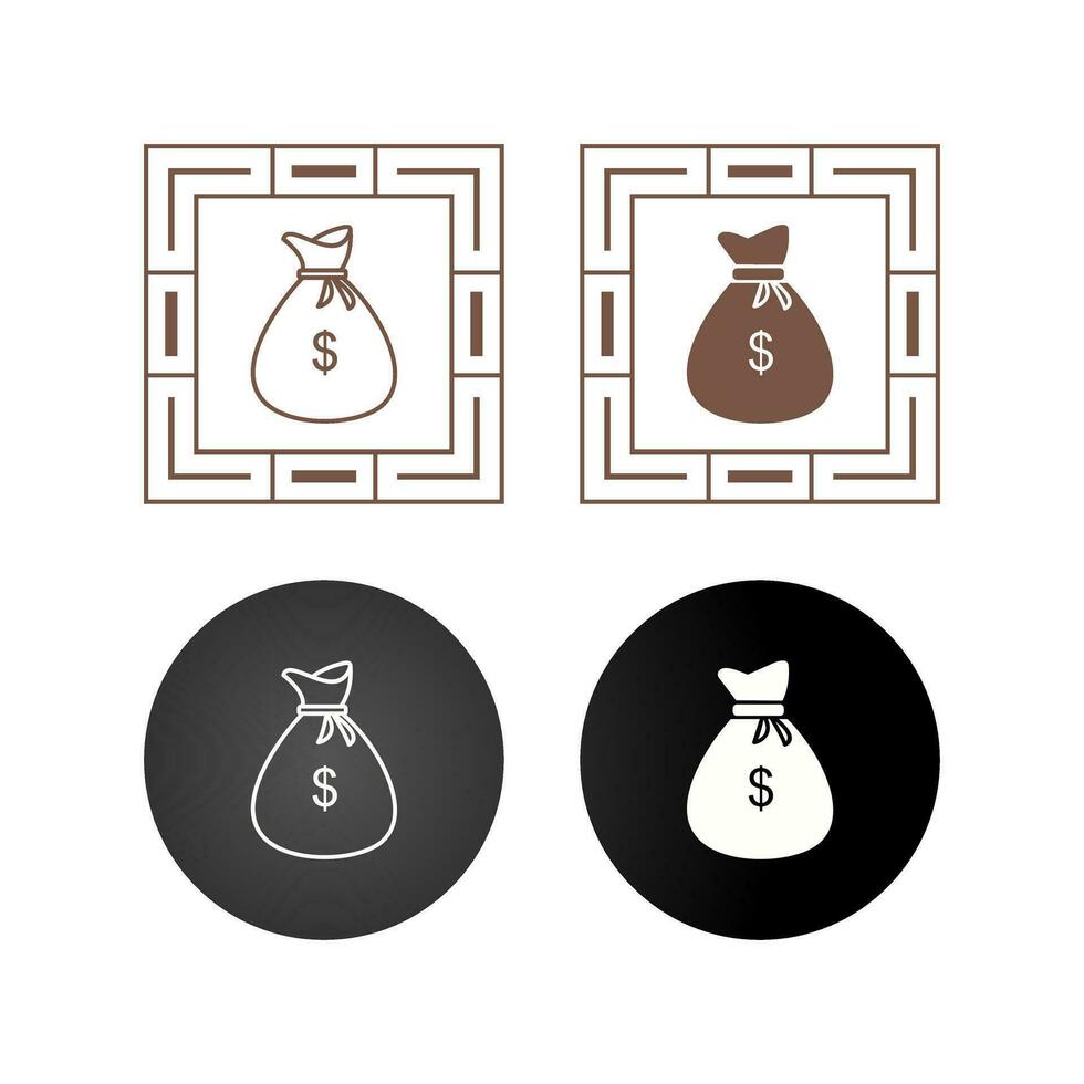 Money Bag Vector Icon