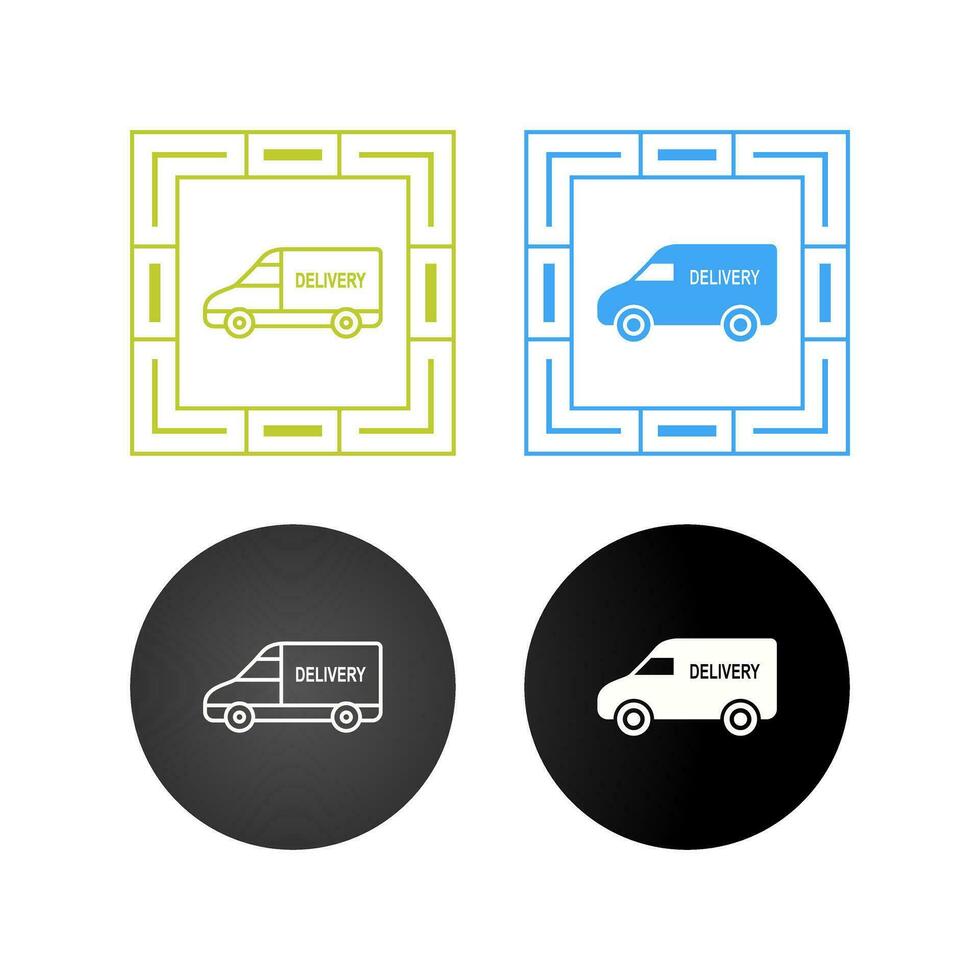 Delivery Car Vector Icon