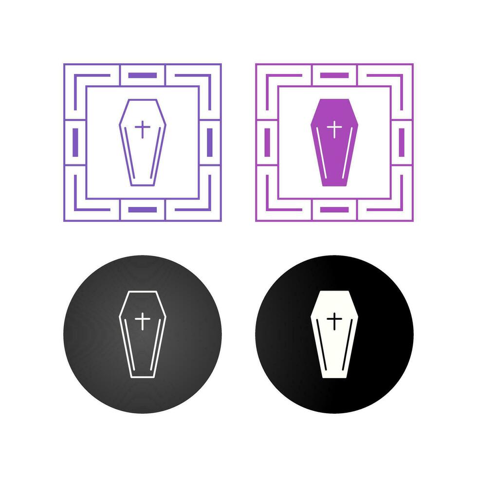 Coffin Vector Icon