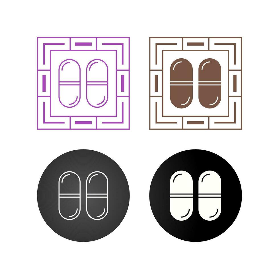 Capsules Vector Icon