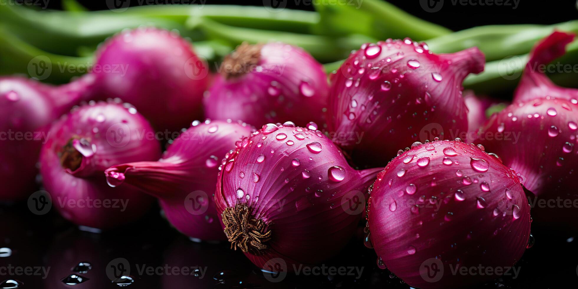 . . Many organic eco healthy onions vegetables. Marketing promotion food market background. Graphic Art photo