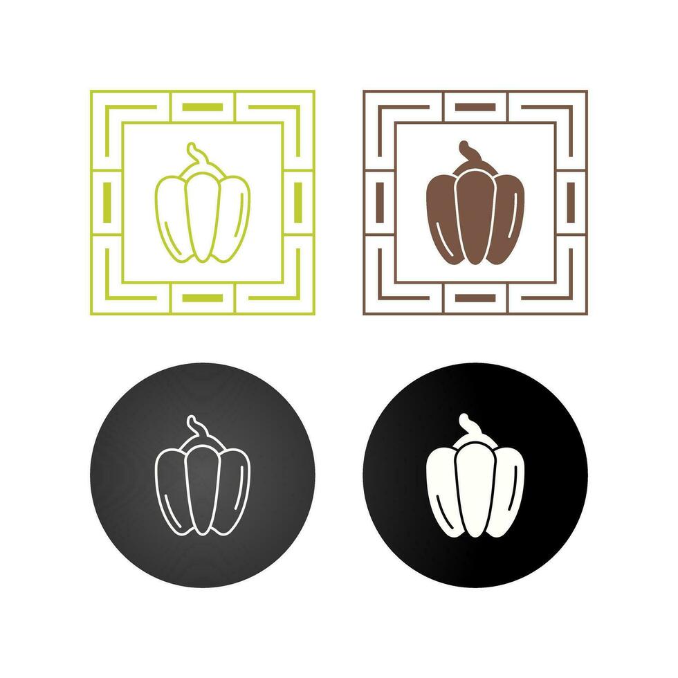 Pepper Vector Icon