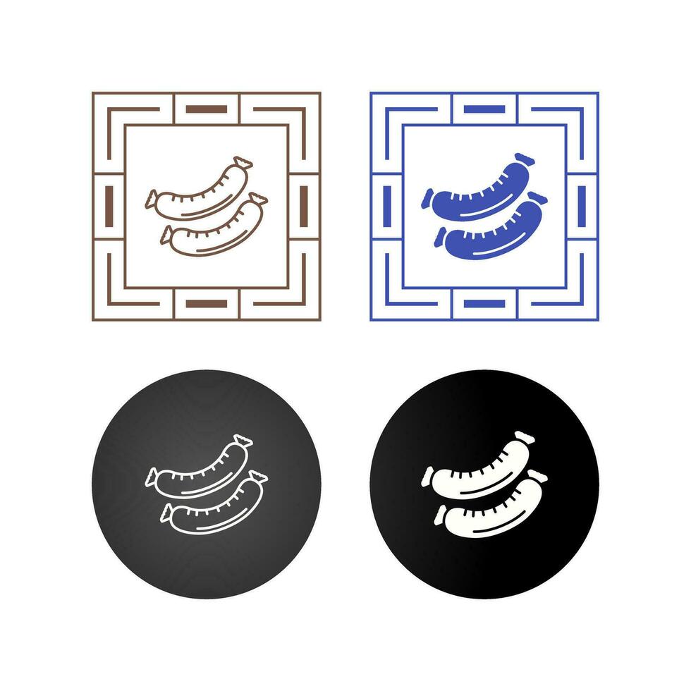 Sausage Vector Icon