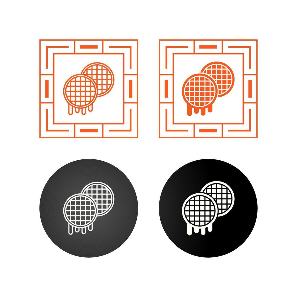 Waffle Vector Icon