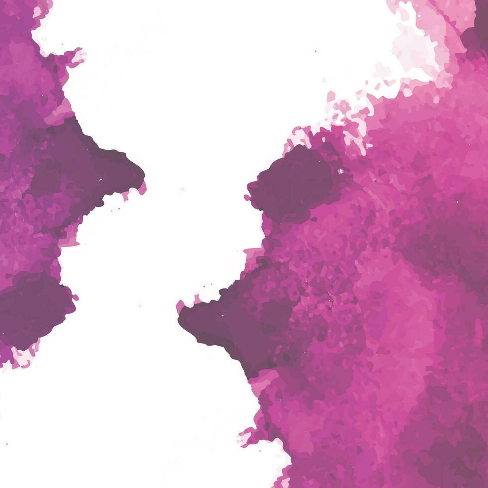 Abstract watercolor background. Vector illustration. Pink and purple colors.