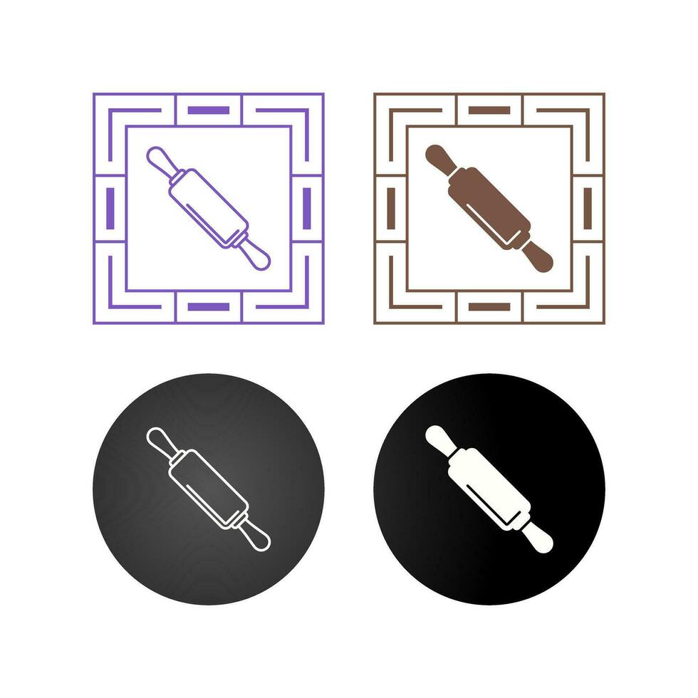 Rolling Pin Vector Icon