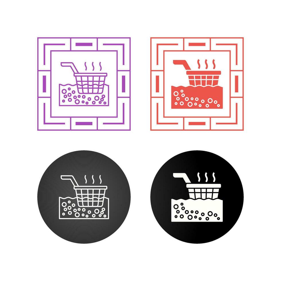 Deep Fryer Vector Icon