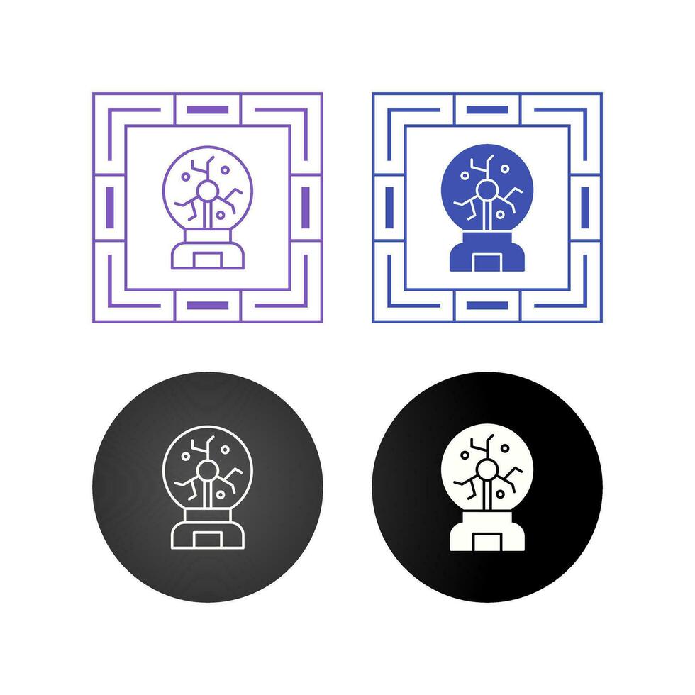 Plasma Ball Vector Icon