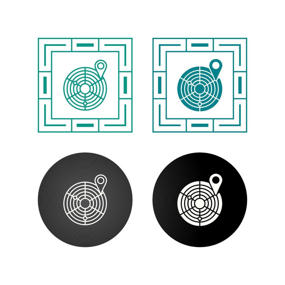 Radar Vector Icon
