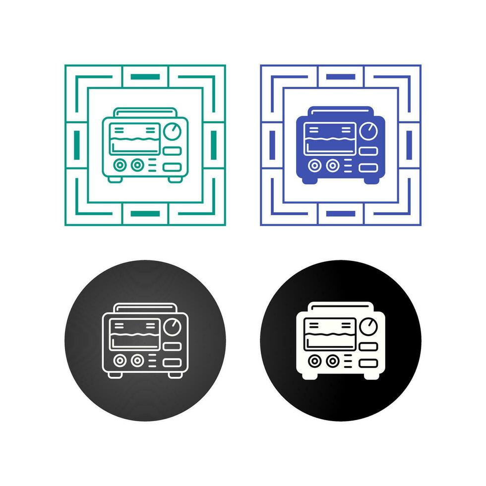Oscilloscope Vector Icon