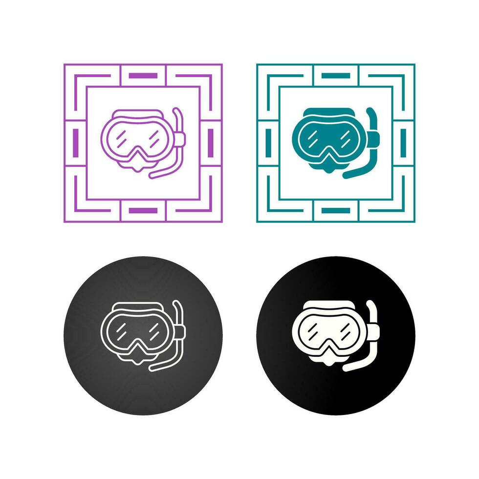Diving Mask Vector Icon