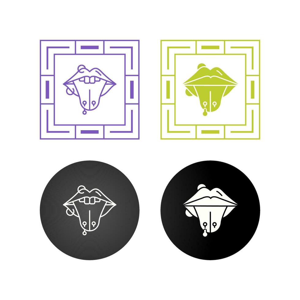 Piercing Vector Icon