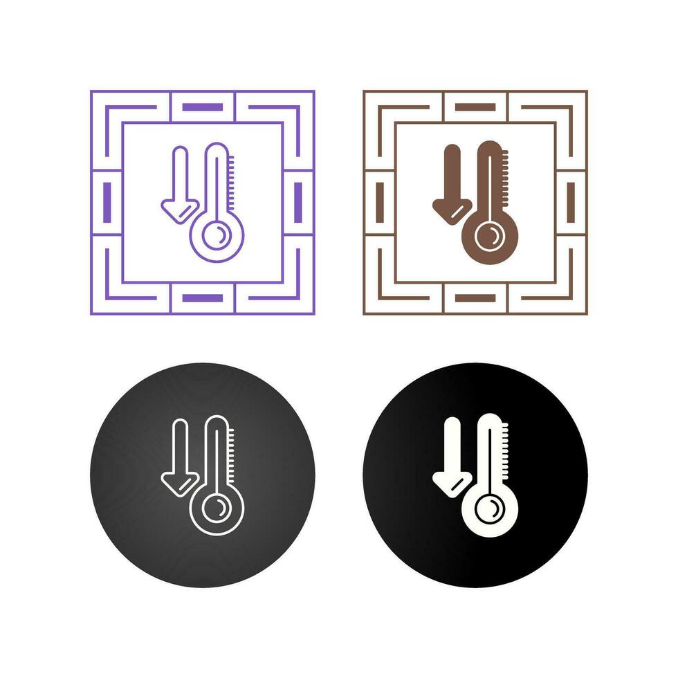 Low Temperature Vector Icon