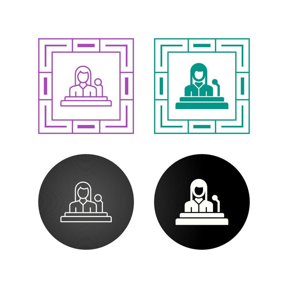 Lectern Vector Icon
