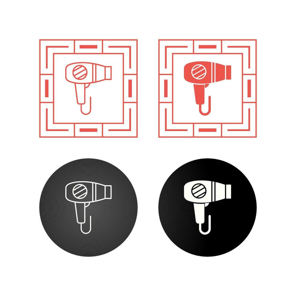 Hair Dryer Vector Icon