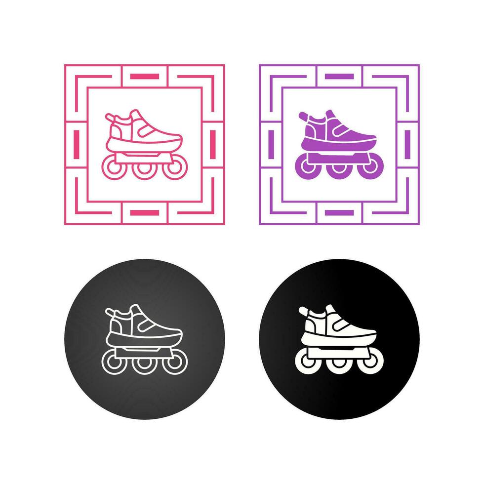 Roller Skates Vector Icon