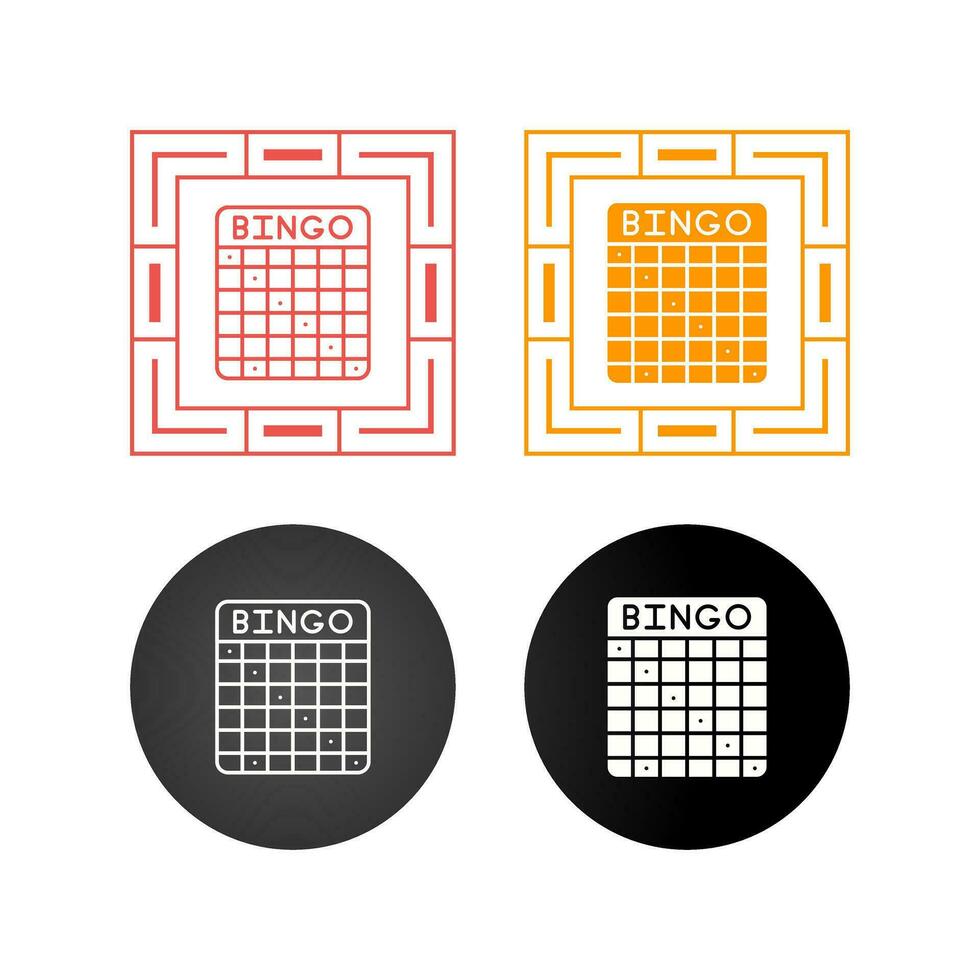Bingo Vector Icon