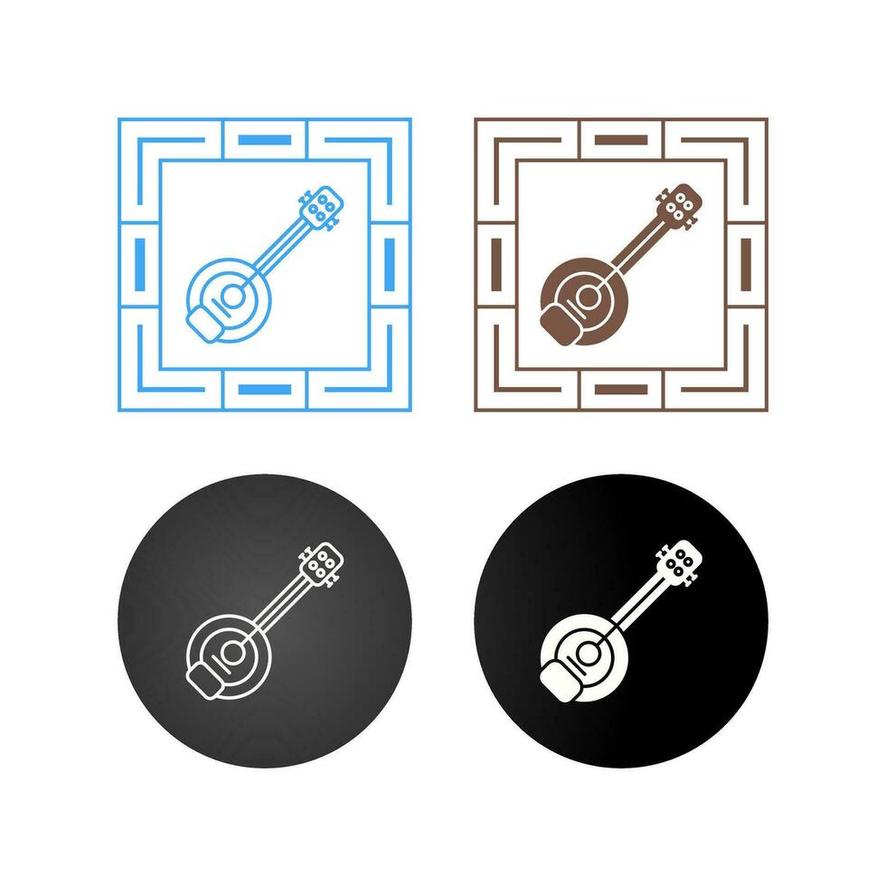 Mandolin Vector Icon