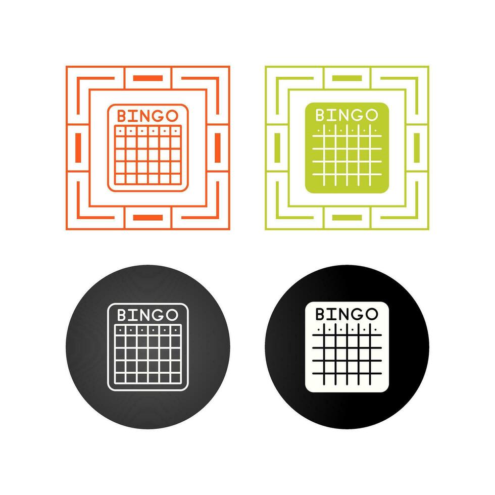 Bingo Vector Icon