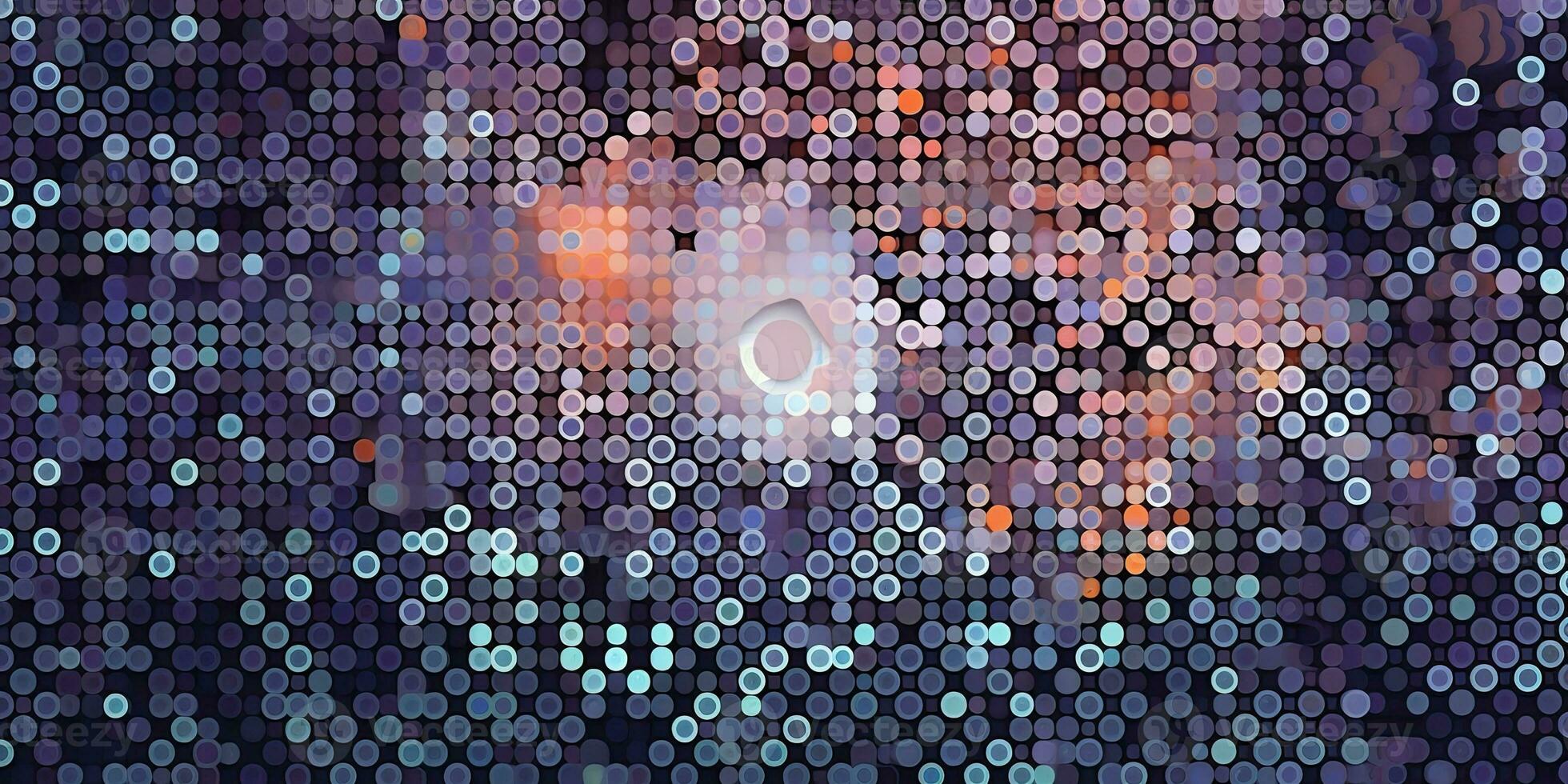 AI Generated. AI Generative. Geometric abstract random pixel dot decoration texture background. Used for graphic or web design. Graphic Art photo