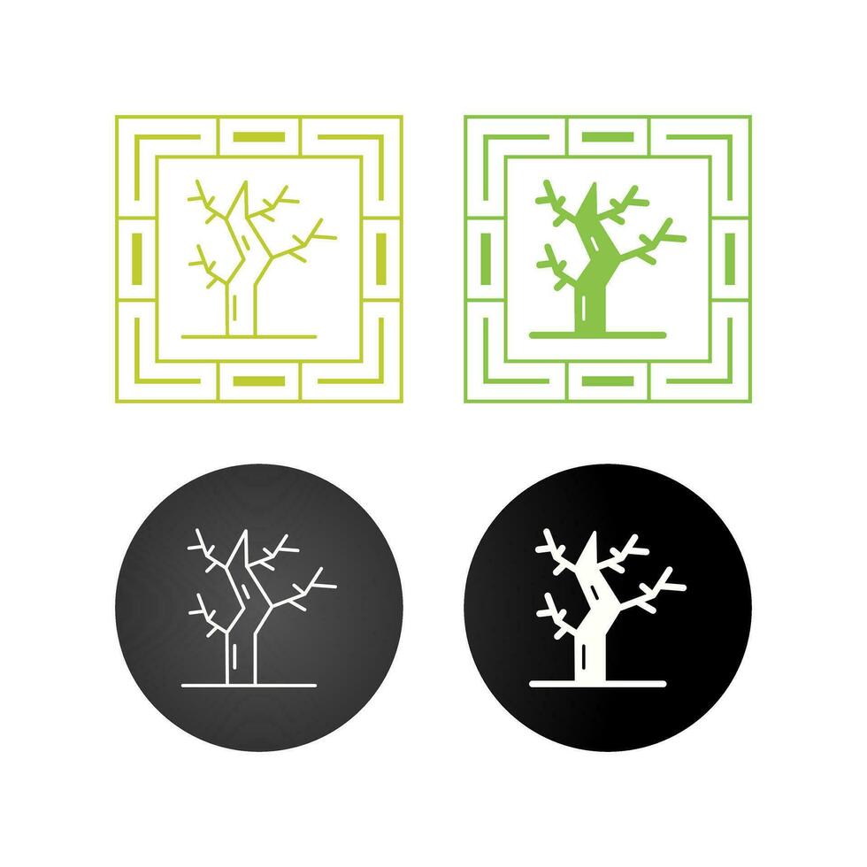 Dry Tree Vector Icon