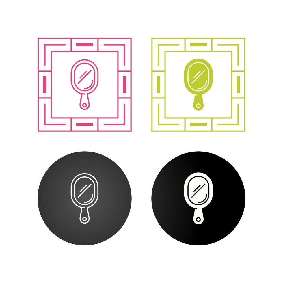 Hand Mirror Vector Icon