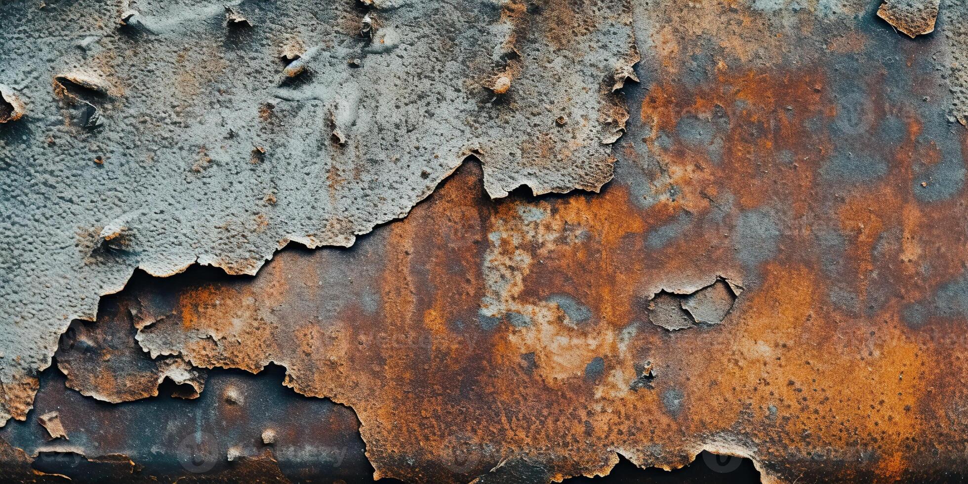 . . Old vintage retro old aged damaged metal texture. Scratched grunge surface. Graphic Art photo