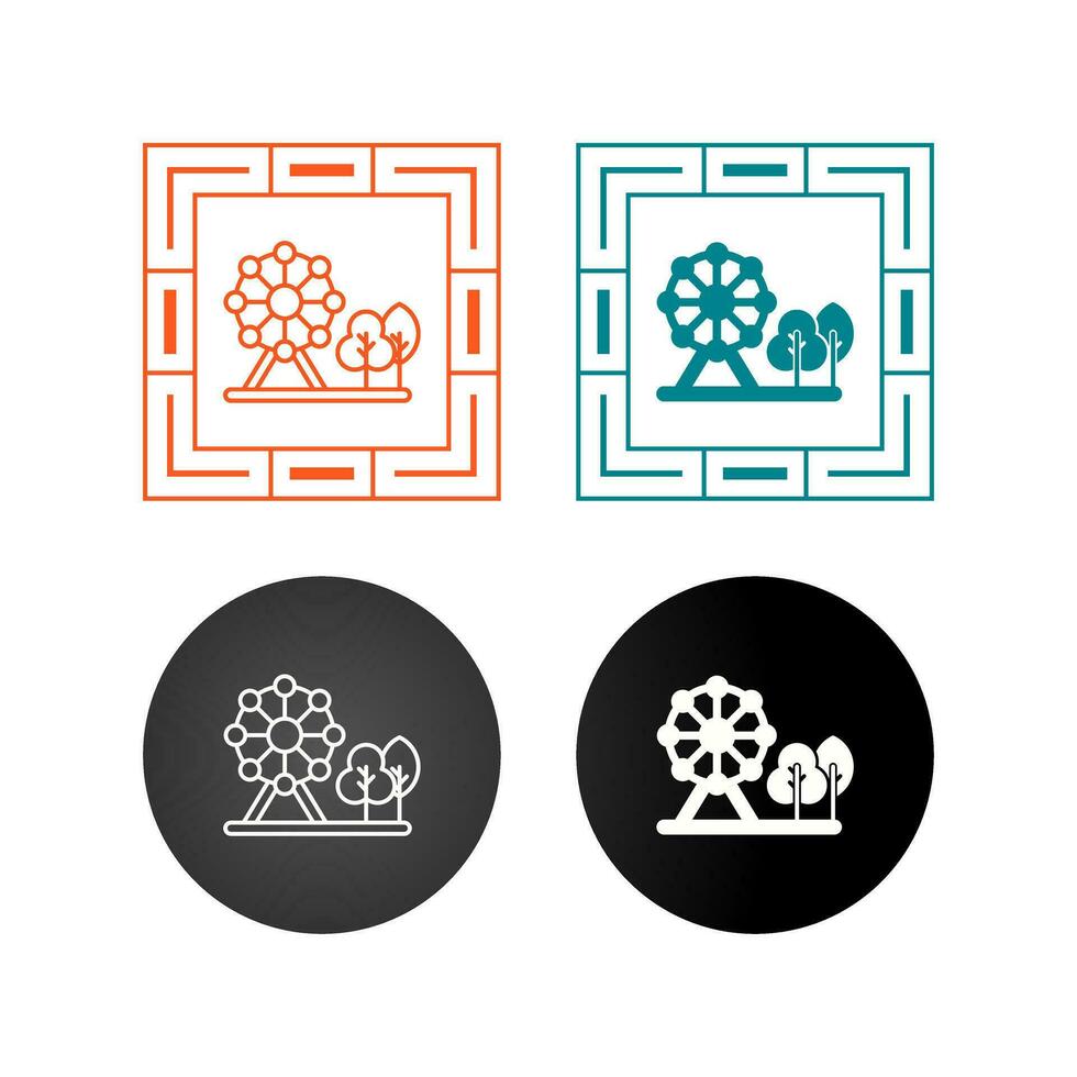 Park Vector Icon
