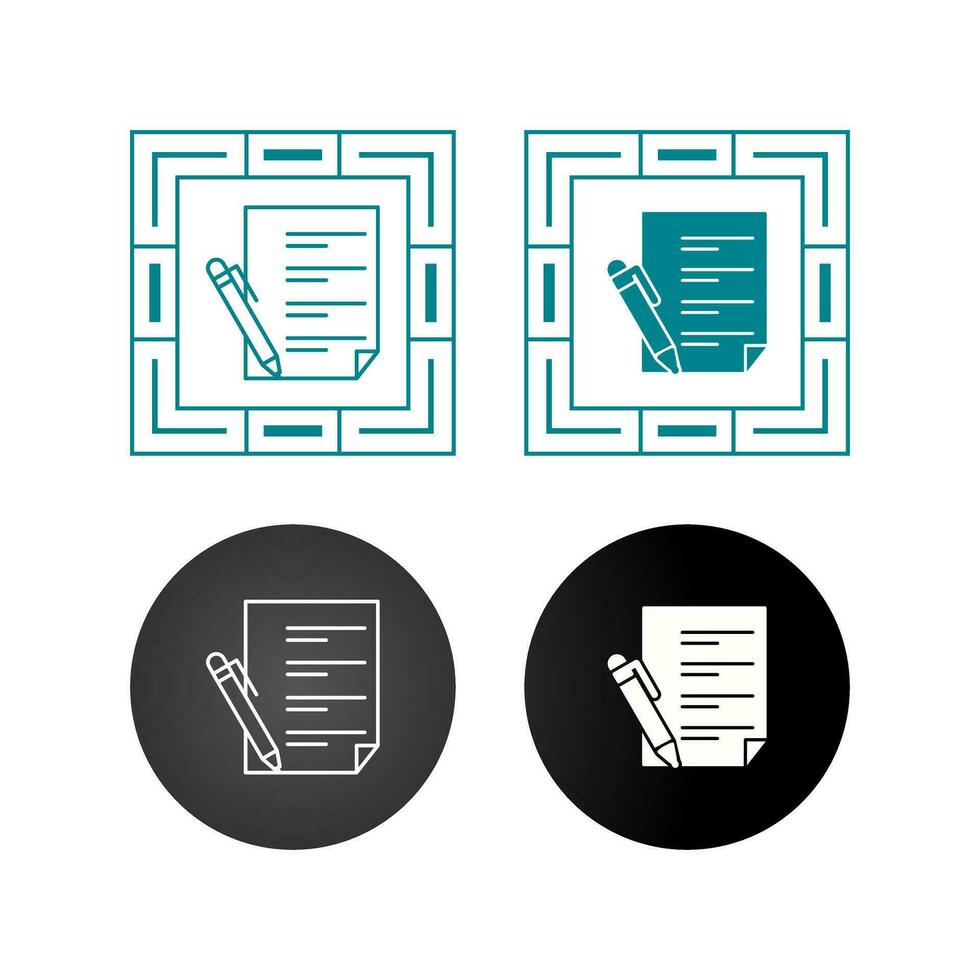 Write Vector Icon