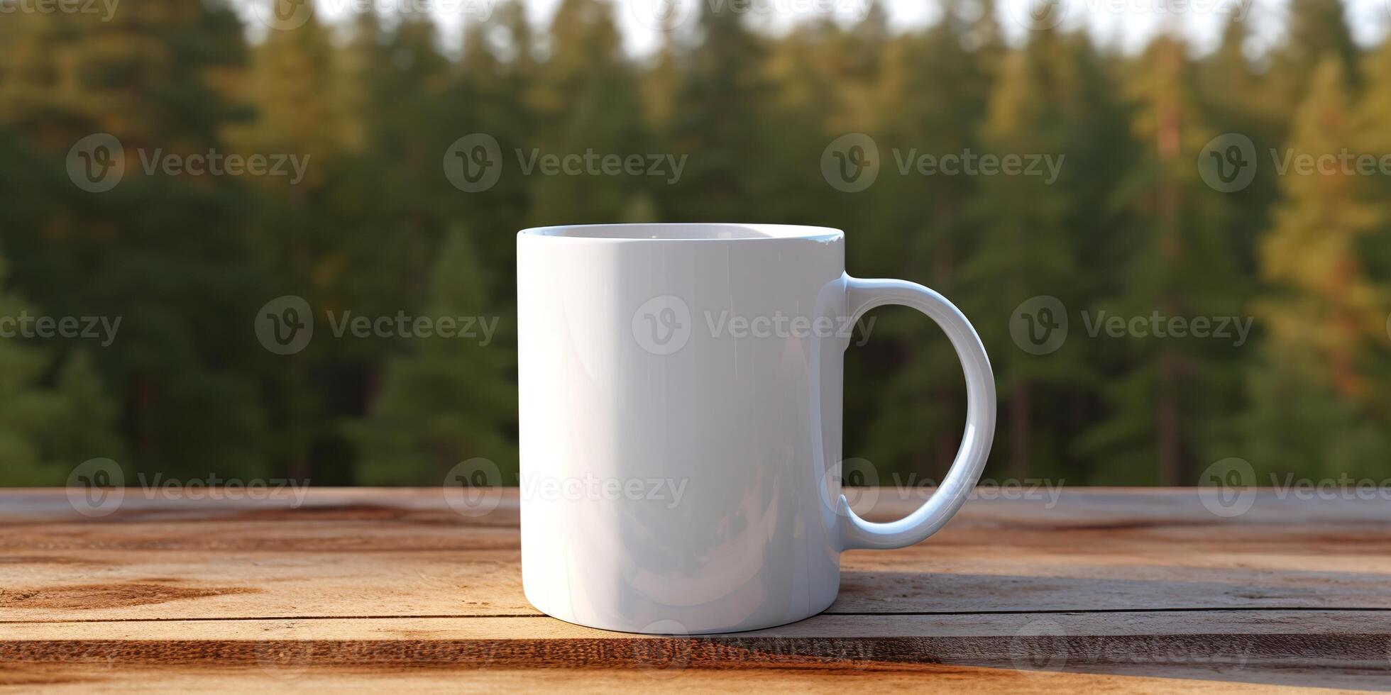 Ai Generated. AI Generative. Tea white cup mock up photo