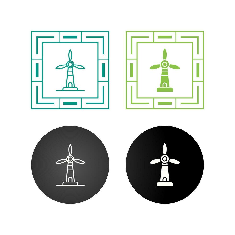 Windmill Vector Icon