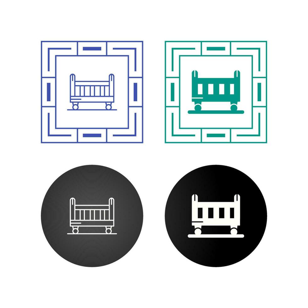 Crib Vector Icon