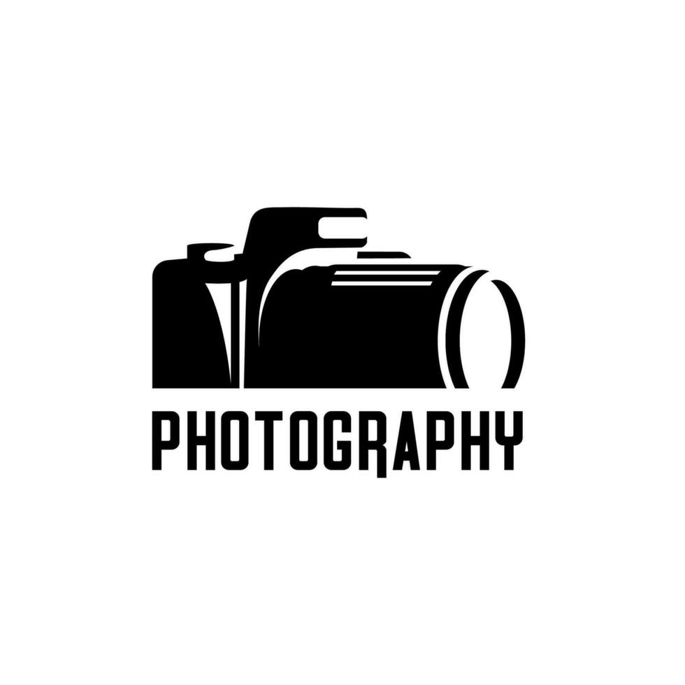 fotografía logo diseño vector, cámara vector