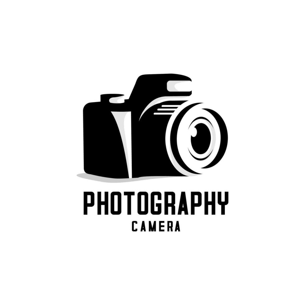 fotografía logo diseño vector, cámara vector