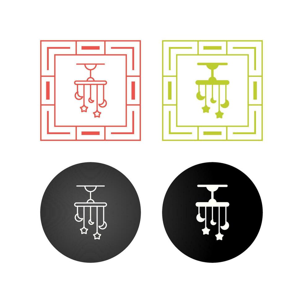 Crib Toy Vector Icon