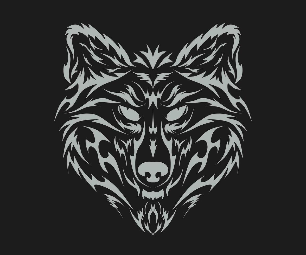 lobo , huskey mascota cabeza logo icono vector