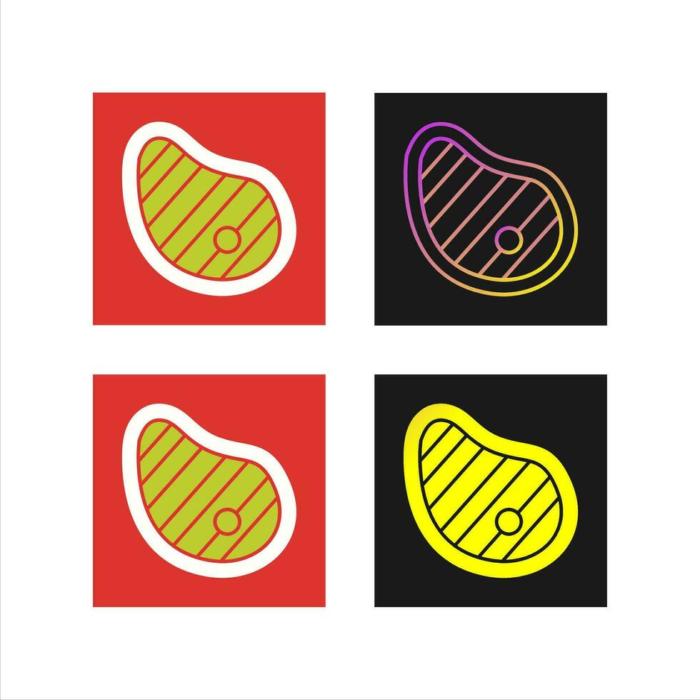 Steak Vector Icon
