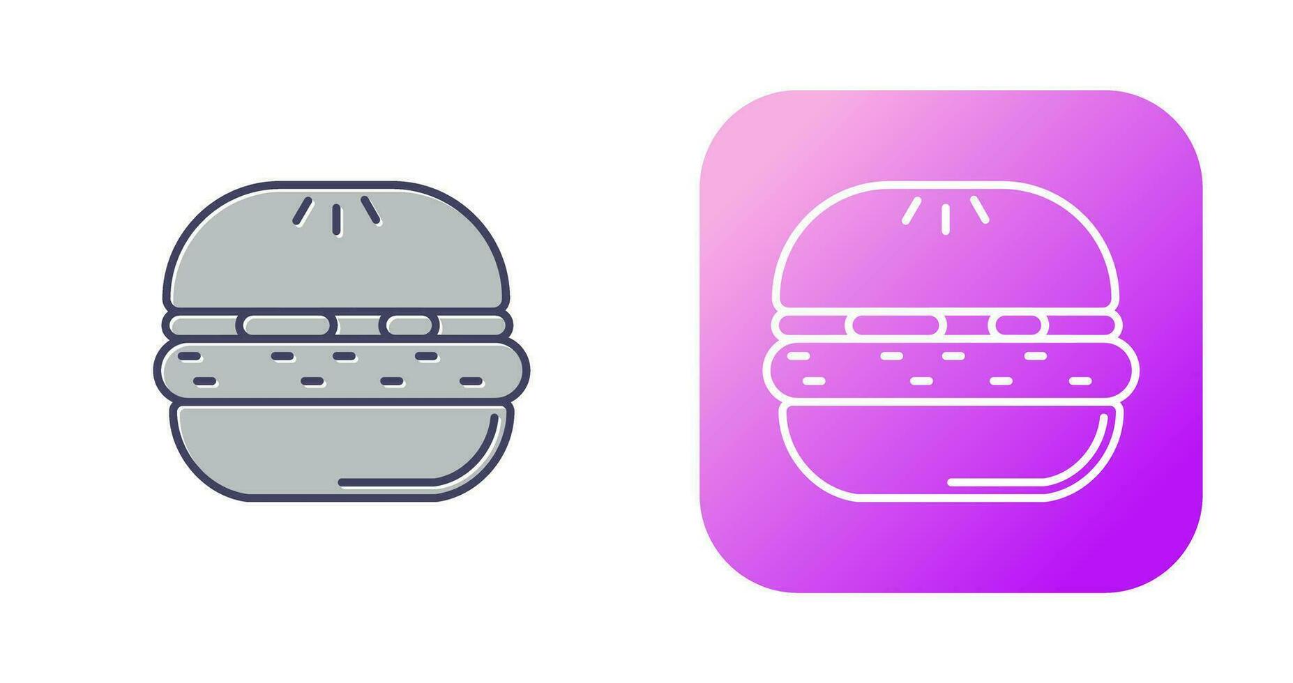 icono de vector de hamburguesa