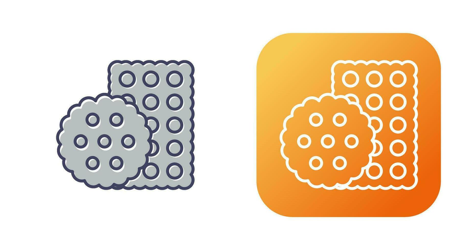 Biscuit Vector Icon