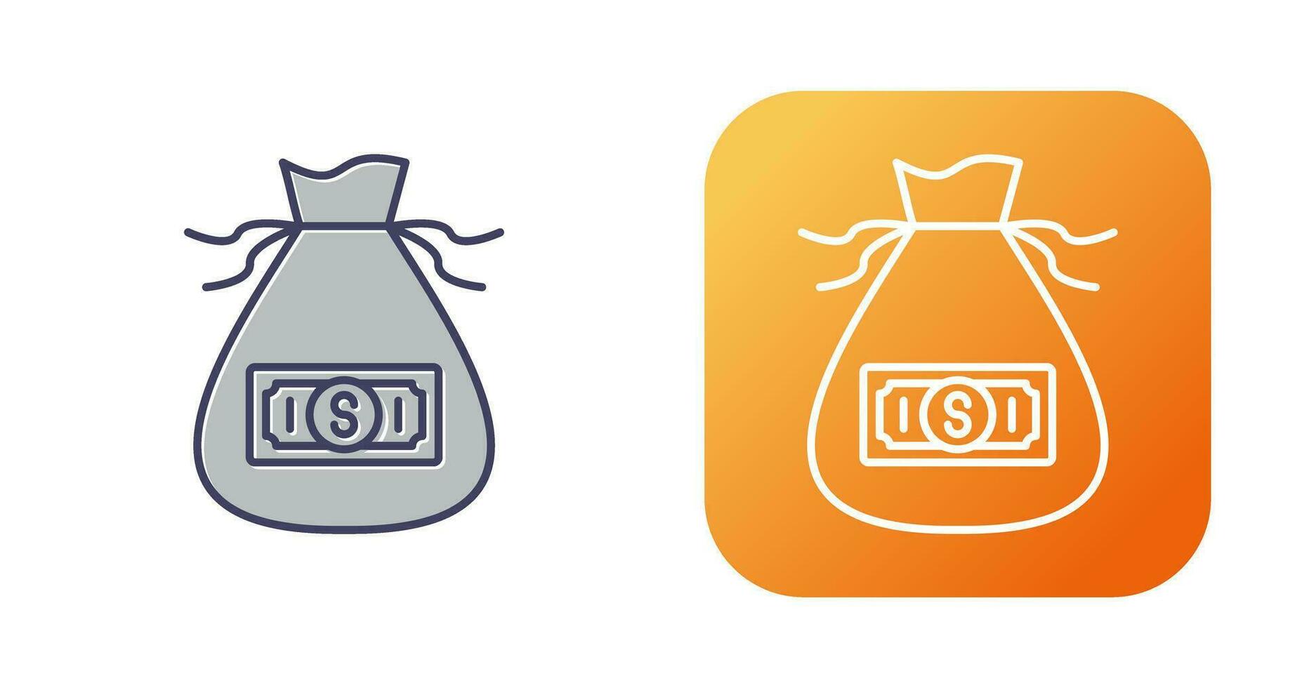 Money Bag Vector Icon